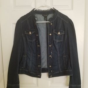 White house black market jean jacket